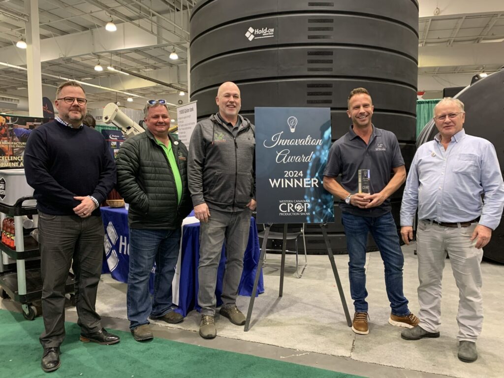 1st Place: Annelida Soil Solutions Ltd. with their Soil Remediation Products made from worm castings - Western Canadian Crop Production Show Innovation Award Finalist 2024